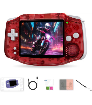 [T Red 64G] Console de jeu portable rétro RG34XX, écran IPS 3.4 pouces, système Linux 64 bits, 