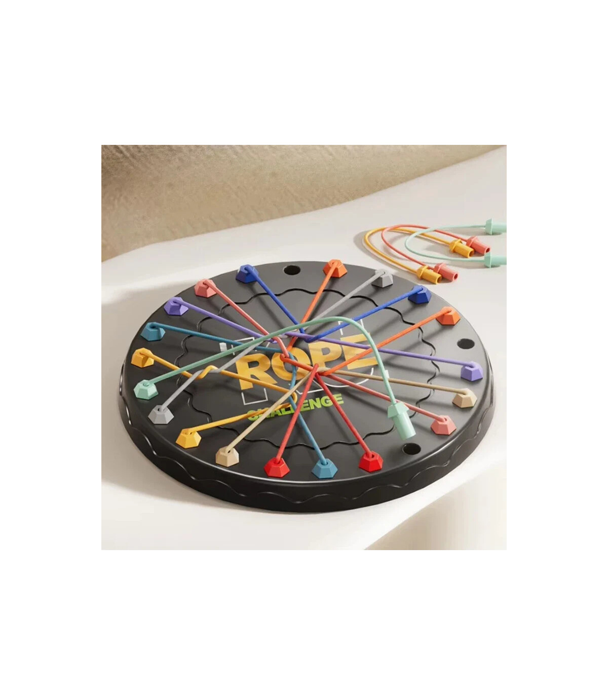 [Black] Puzzle corde jeu défi stratégie décryptage jeu de société pensée logique formation inte