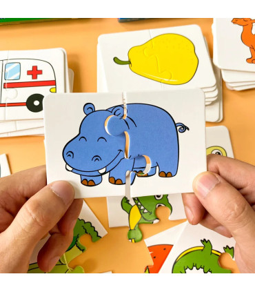 [HH052] Puzzle Montessori pour enfants de 1, 2 ou 3 ans, jouets éducatifs d\'apprentissage, jeux