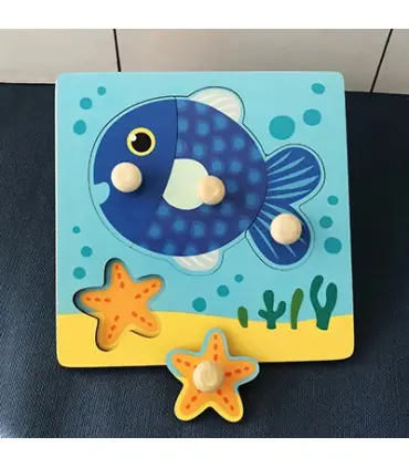 [HH053] Puzzle Montessori pour enfants de 1, 2 ou 3 ans, jouets éducatifs d\'apprentissage, jeux