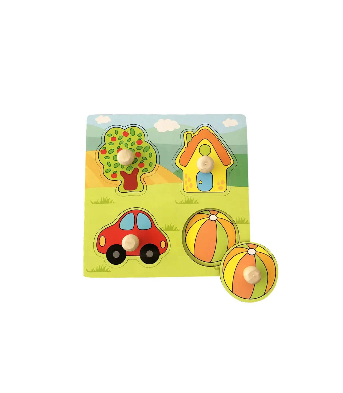 [HH050] Puzzle Montessori pour enfants de 1, 2 ou 3 ans, jouets éducatifs d\'apprentissage, jeux
