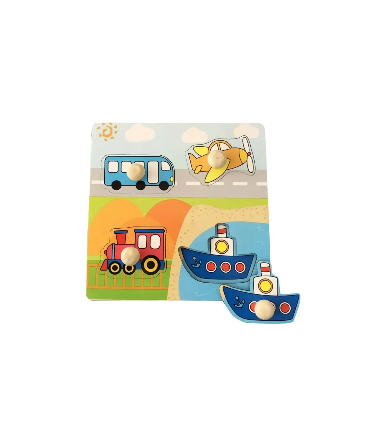 [HH048] Puzzle Montessori pour enfants de 1, 2 ou 3 ans, jouets éducatifs d\'apprentissage, jeux