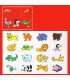 [400386] Puzzle Montessori pour enfants de 1, 2 ou 3 ans, jouets éducatifs d\'apprentissage, jeu
