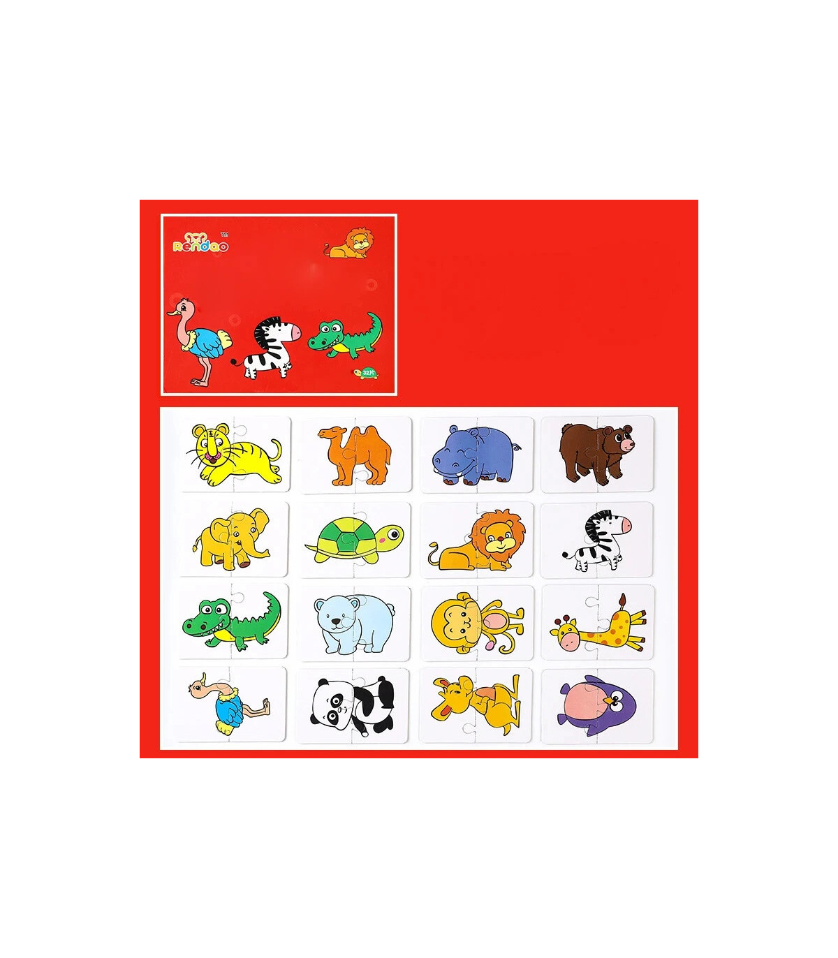 [400386] Puzzle Montessori pour enfants de 1, 2 ou 3 ans, jouets éducatifs d\'apprentissage, jeu