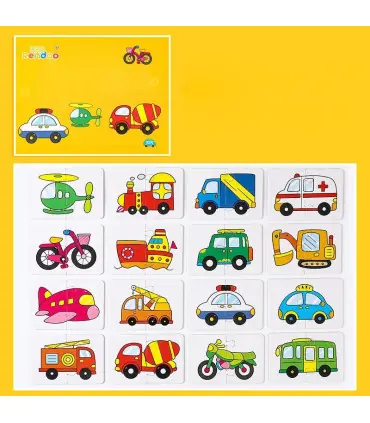 [400385] Puzzle Montessori pour enfants de 1, 2 ou 3 ans, jouets éducatifs d\'apprentissage, jeu