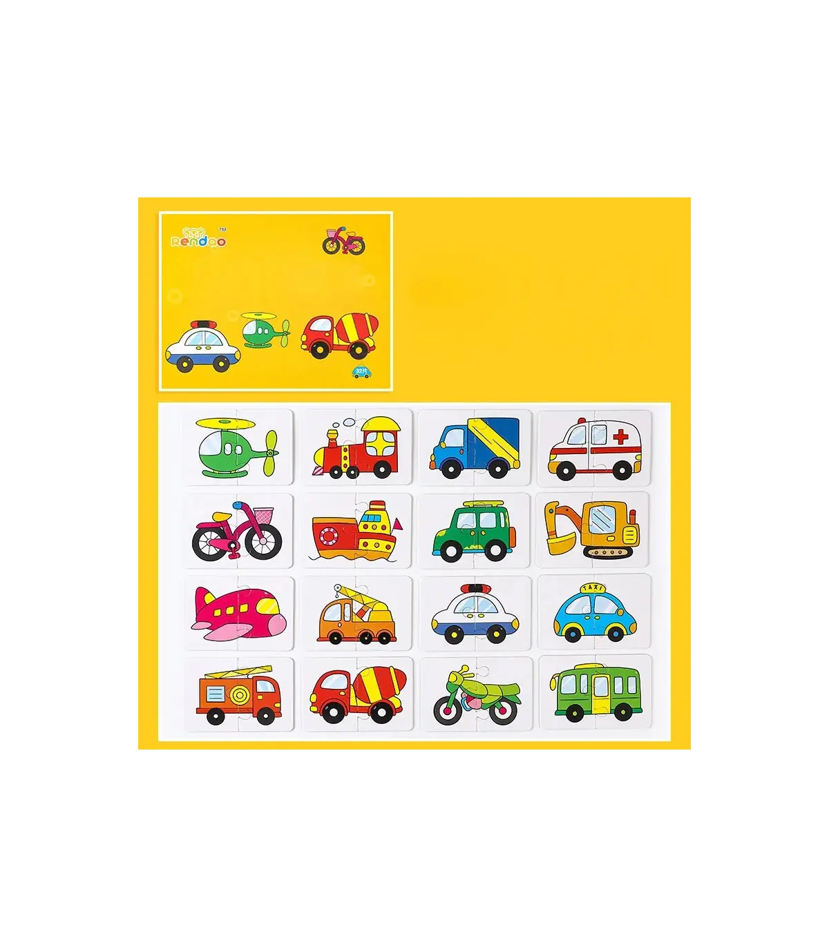 [400385] Puzzle Montessori pour enfants de 1, 2 ou 3 ans, jouets éducatifs d\'apprentissage, jeu