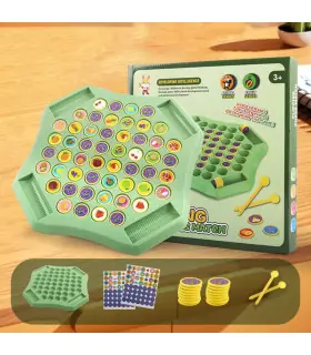 [Fruit] Puzzle enfant fruits animaux retournés correspondant échecs multijoueur jeu de société 