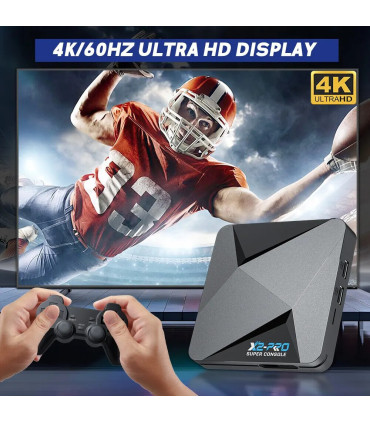 [256G LES USA] KINHANK-Super console de jeu vidéo rétro, X2 Pro, 90000 jeux vidéo pour PS1, DC,