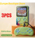 [Double Green 3pcs] Console de jeu vidéo de 3.0 pouces, Mini TV rétro Portable, lecteur de jeu 