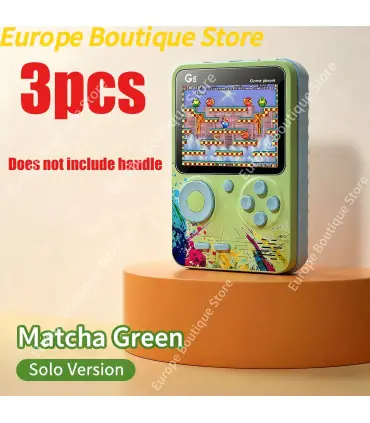 [Single Green 3pcs] Console de jeu vidéo de 3.0 pouces, Mini TV rétro Portable, lecteur de jeu 