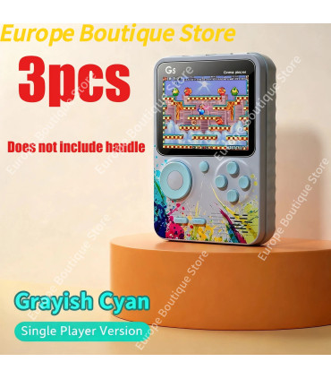 [Single cyan 3pcs] Console de jeu vidéo de 3.0 pouces, Mini TV rétro Portable, lecteur de jeu P