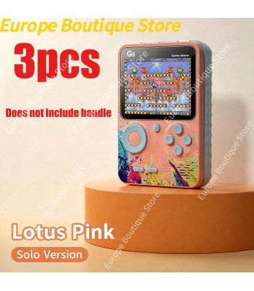 [Single Pink 3pcs] Console de jeu vidéo de 3.0 pouces, Mini TV rétro Portable, lecteur de jeu P