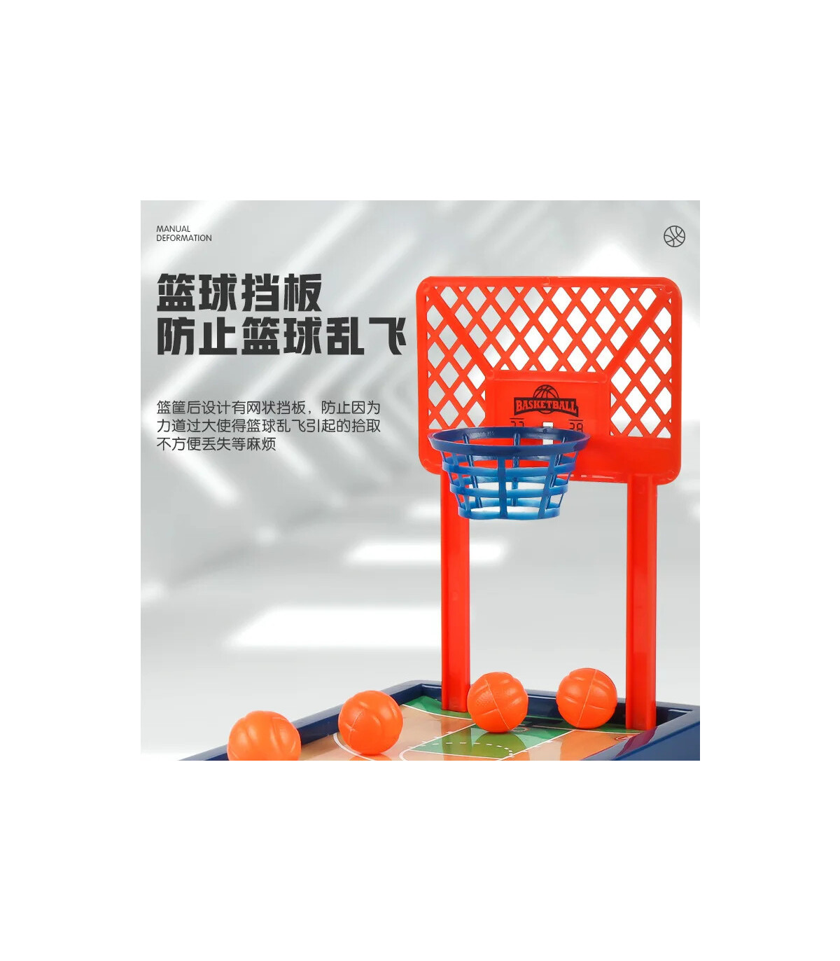 [3] Jeu de société de bureau d\'été, Mini Machine de tir à doigt de basket-ball, Table de fête, 