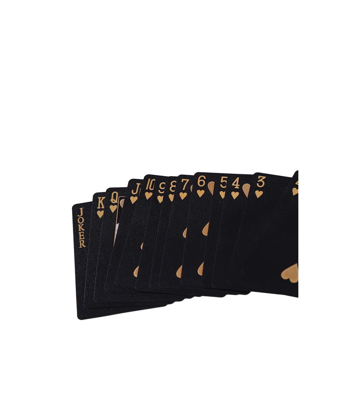 [Light Gray] Couleur noir or jeu de cartes carte groupe imperméable Poker costume magique Dmagi