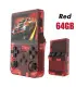 [Red 64G] Console de jeu vidéo R36S Open Source 256 go, système Linux, écran IPS de 3.5 pouces,