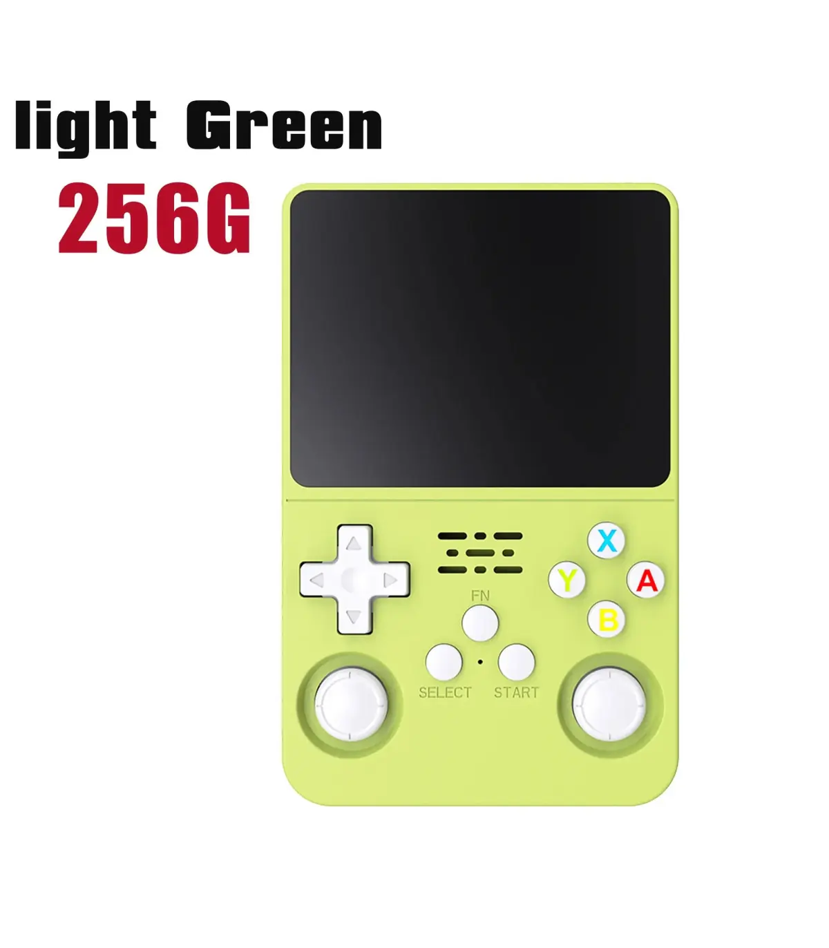 [Light Green 256G] Console de jeu vidéo R36S Open Source 256 go, système Linux, écran IPS de 3.