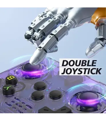 [Darkred 64G] Console de jeu vidéo R36S Open Source 256 go, système Linux, écran IPS de 3.5 pou