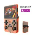 [Arancione 128G] Console di gioco video R36S Open Source 256 GB, sistema Linux, schermo IPS da 3,5 pollici