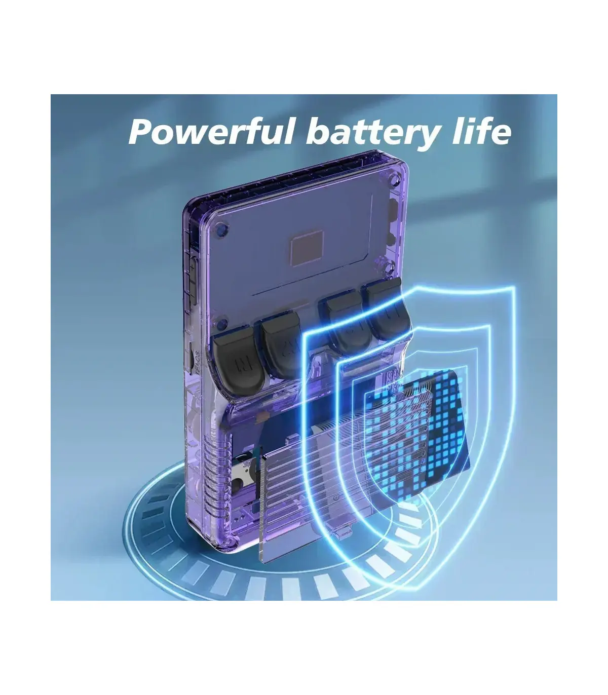 [256G Purple] Console de jeu vidéo R36S Open Source 256 go, système Linux, écran IPS de 3.5 pou