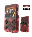 [256G Red] R36S Open Source 256GB Video Game Console, Linux System, 3.5 inch IPS Screen
