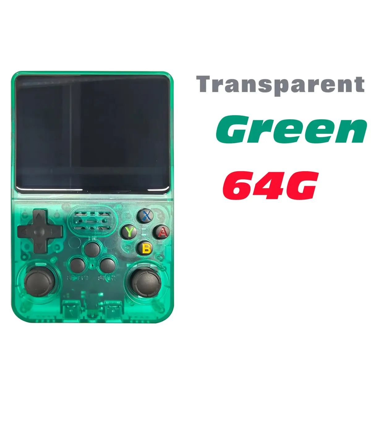 [T-Green 64G] Console de jeu vidéo R36S Open Source 256 go, système Linux, écran IPS de 3.5 pou