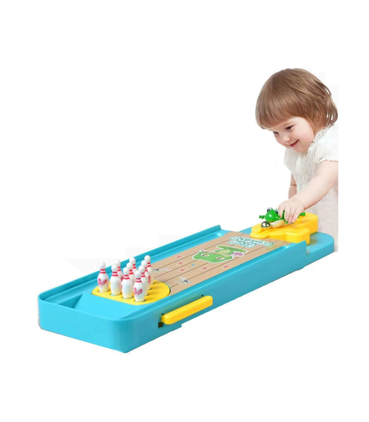 [1778-A] Mini jeu de Bowling grenouille, cadeaux amusants pour enfants et adultes, ensemble de 
