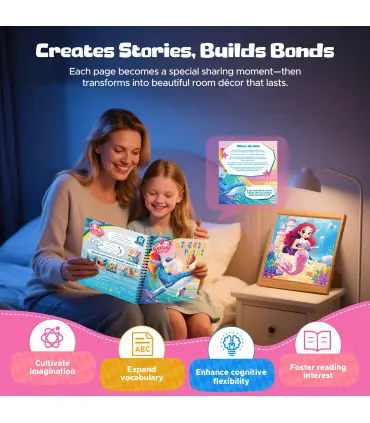 [1pcs space] Autocollant Montessori, livre de Puzzle avec histoire pour enfants, autocollant éd