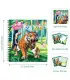 [1pcs animal] Autocollant Montessori, livre de Puzzle avec histoire pour enfants, autocollant é