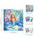 [1pcs mermaid] Autocollant Montessori, livre de Puzzle avec histoire pour enfants, autocollant 