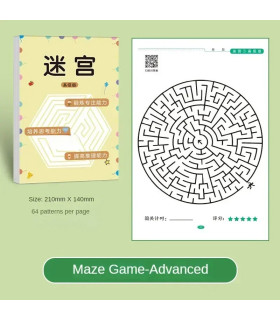 [Maze Training Book] Jouet éducatif à choc électrique pour enfants, labyrinthe tactile électriq
