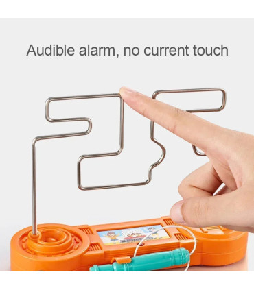 [Maze Training Book] Jouet éducatif à choc électrique pour enfants, labyrinthe tactile électriq