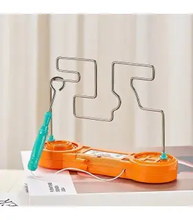 [Orange-Simple] Jouet éducatif à choc électrique pour enfants, labyrinthe tactile électrique, j