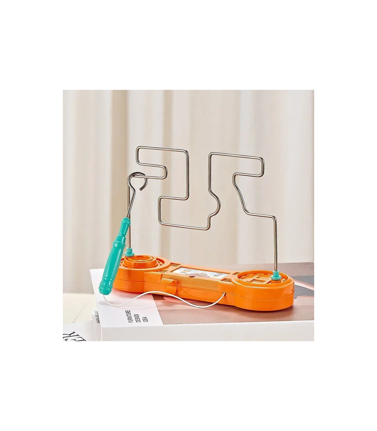 [Orange-Simple] Jouet éducatif à choc électrique pour enfants, labyrinthe tactile électrique, j