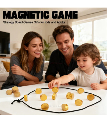 [Magnetic Chess] Jeu d\'échecs magnétique Portable interactif, planche magnétique, famille, enfa