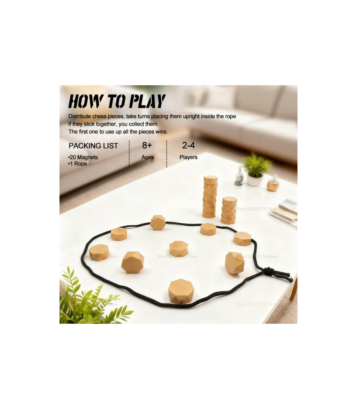 [Magnetic Chess] Jeu d\'échecs magnétique Portable interactif, planche magnétique, famille, enfa