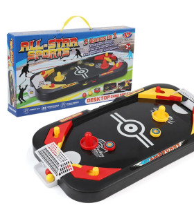 [Ice hockey] Jeu de hockey de table pour enfants, 2 en 1, football et glace, mini jouet coule d