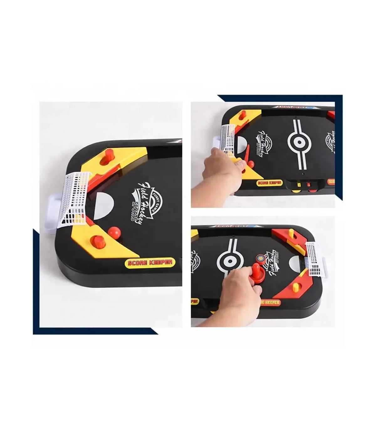 [Ice hockey] Jeu de hockey de table pour enfants, 2 en 1, football et glace, mini jouet coule d