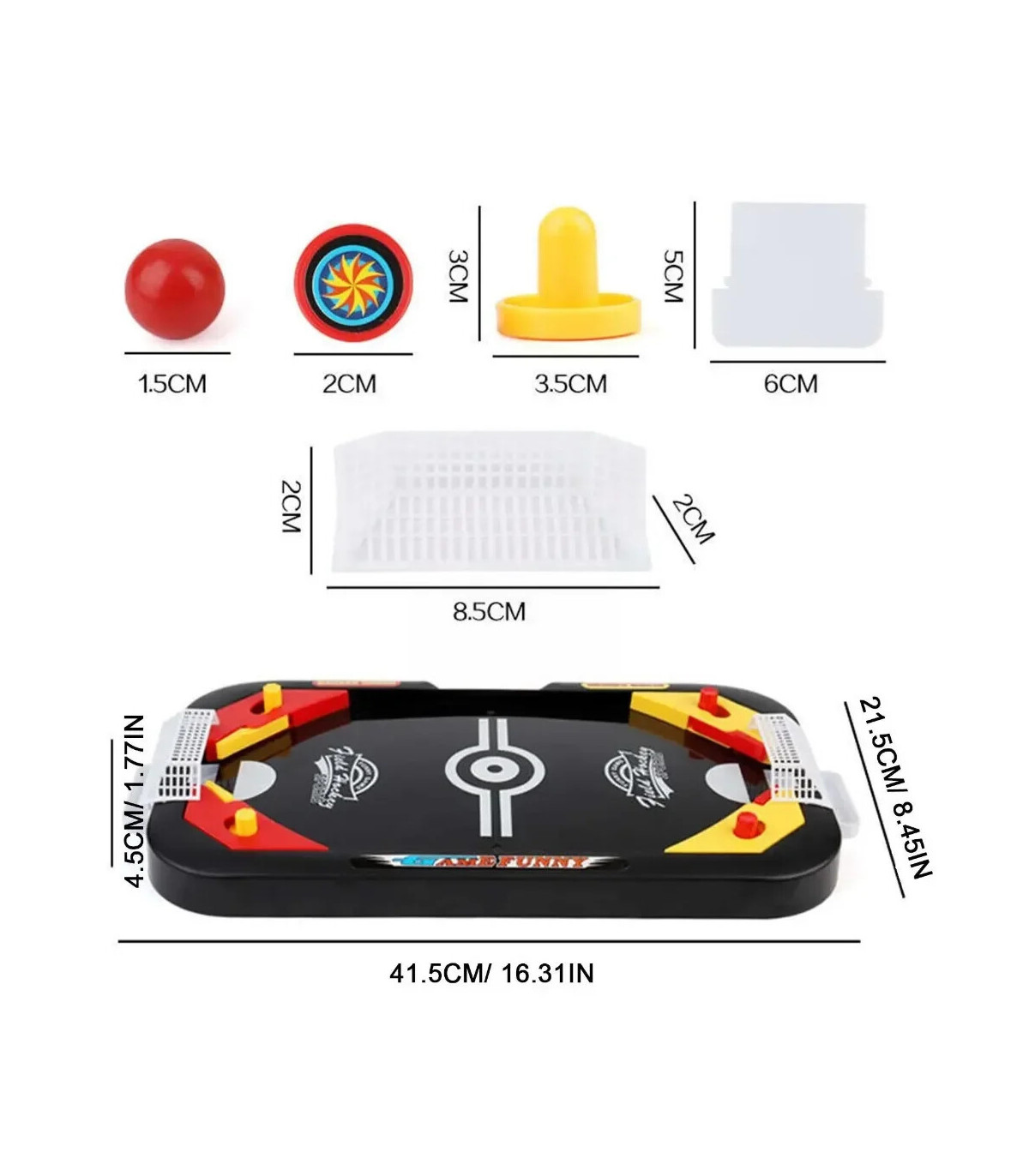 [Ice hockey] Jeu de hockey de table pour enfants, 2 en 1, football et glace, mini jouet coule d