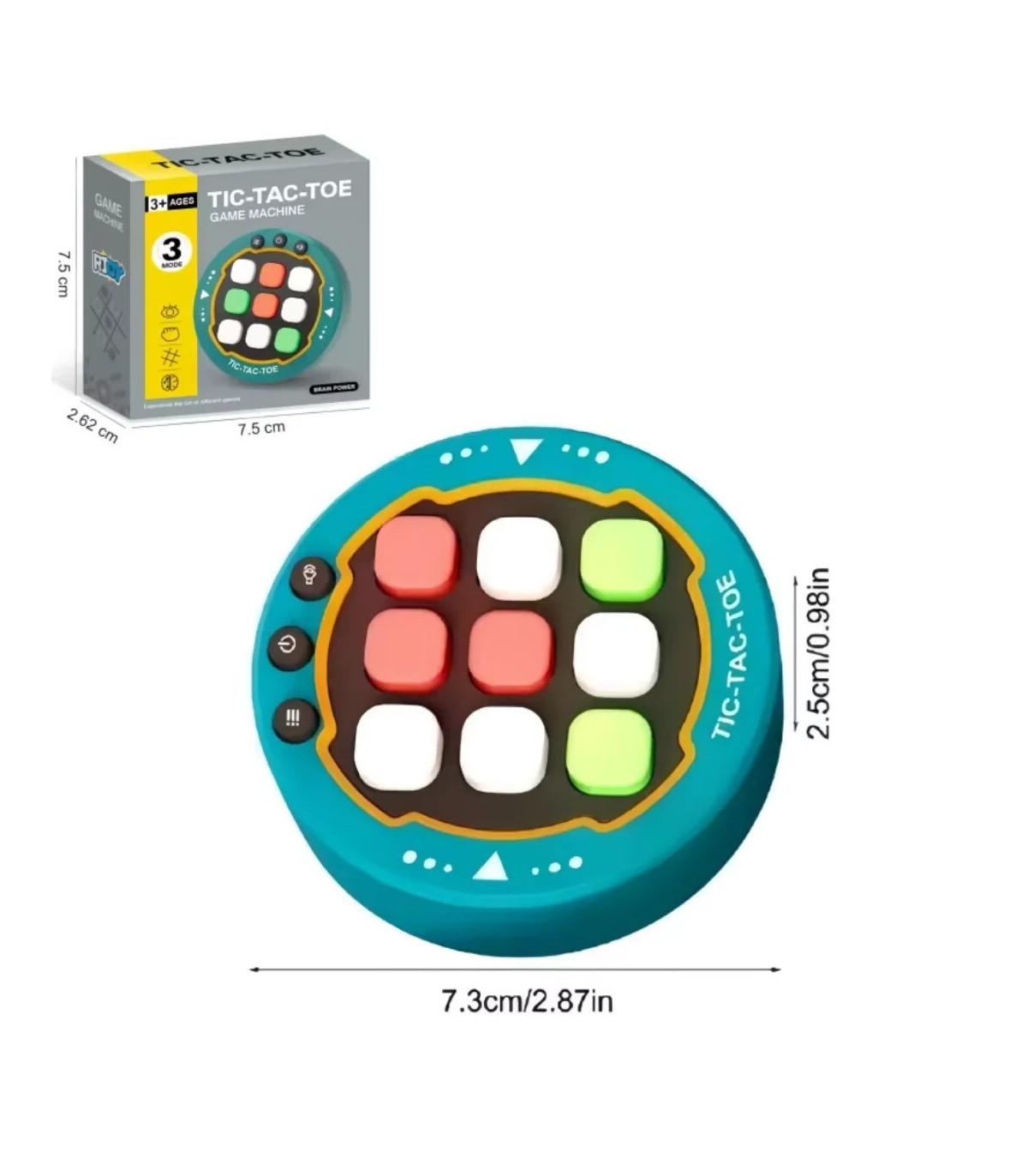 [Regular Green] Machine de jeu de rythme musical, Puzzle lumineux, jouets sensoriels de voyage 