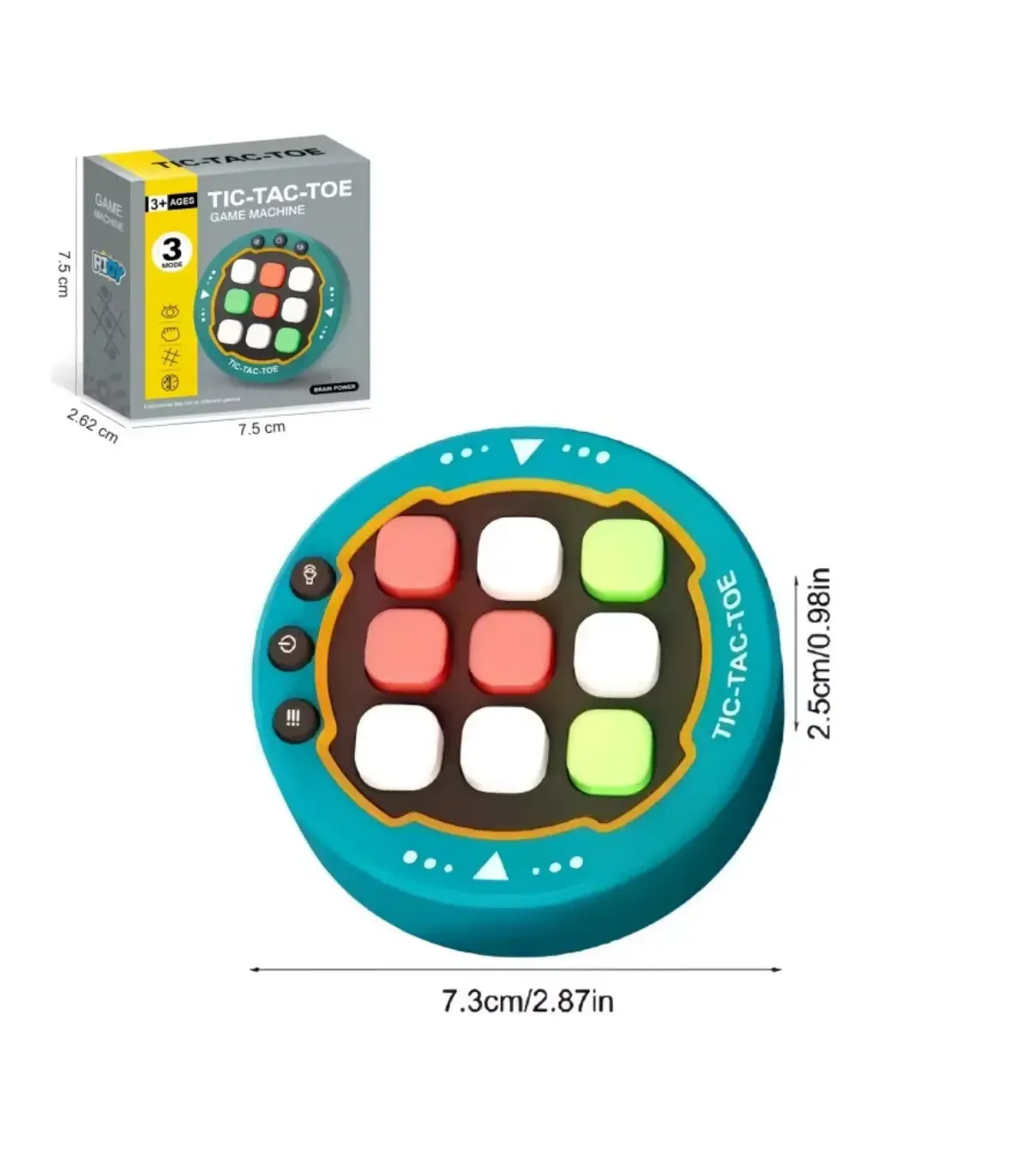 [Regular Green] Machine de jeu de rythme musical, Puzzle lumineux, jouets sensoriels de voyage 