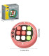 [Regular Pink] Machine de jeu de rythme musical, Puzzle lumineux, jouets sensoriels de voyage M