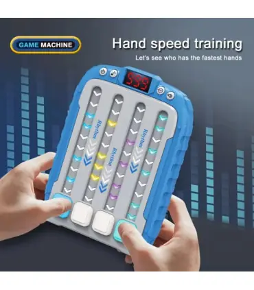 [Regular Pink] Machine de jeu de rythme musical, Puzzle lumineux, jouets sensoriels de voyage M