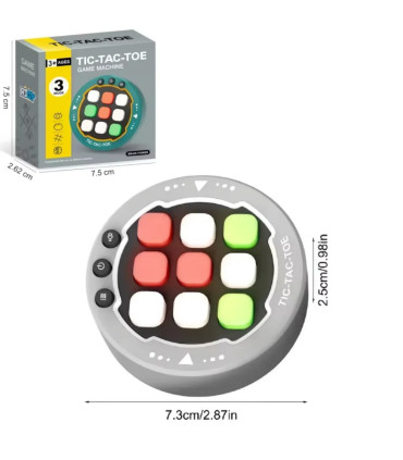 [Regular Grey] Machine de jeu de rythme musical, Puzzle lumineux, jouets sensoriels de voyage M