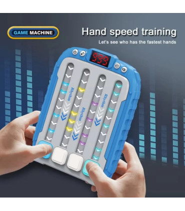 [Regular Grey] Machine de jeu de rythme musical, Puzzle lumineux, jouets sensoriels de voyage M