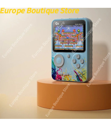 [BLUE] G5 Mini Console Portable Macaron couleur joueurs de jeu Portable rétro Console vidéo enf