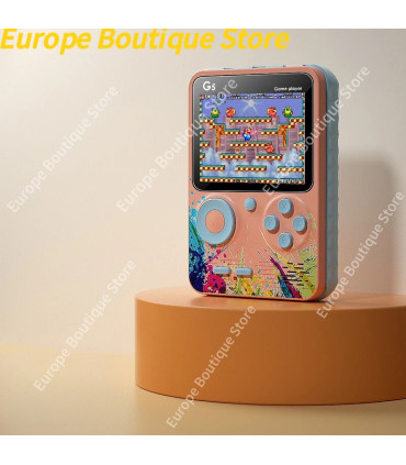[Pink] G5 Mini Console Portable Macaron couleur joueurs de jeu Portable rétro Console vidéo enf