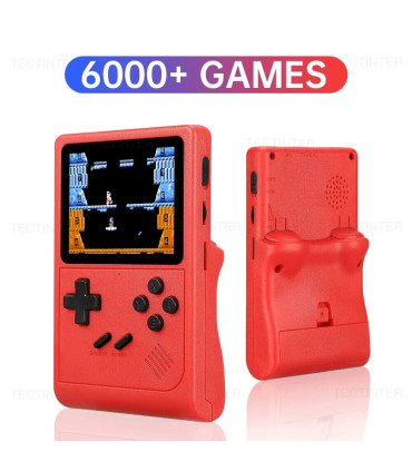 [Red] Console de jeu vidéo GB300, 3.0 jeux intégrés, prise en charge de la sortie AV, SF, SDavi