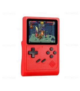 [RED with Retail Box] Console de jeu vidéo Portable rétro GB300, 6000 jeux intégrés, prise en c