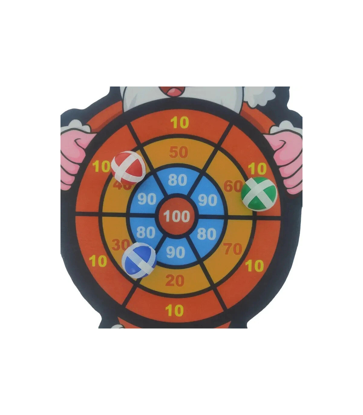 [Santa Claus] Jouet de noël bonhomme de neige, jeu de fléchettes du père noël avec 3 balles et 