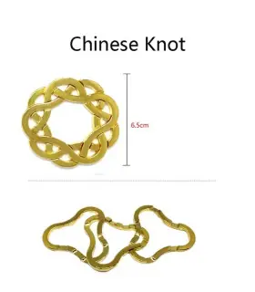 [7 Chinese Knot] Jouets classiques non enveloppés IQ, casse-tête en métal, Puzzle magique dérou